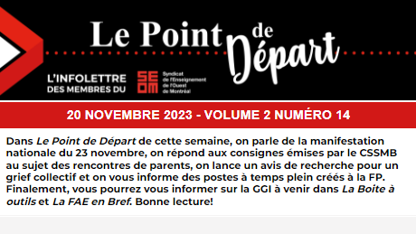 Le Point de Départ Vol. 2, No. 14