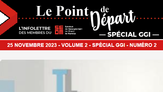 Le Point de Départ Vol. 2, Spécial GGI – Numéro 2